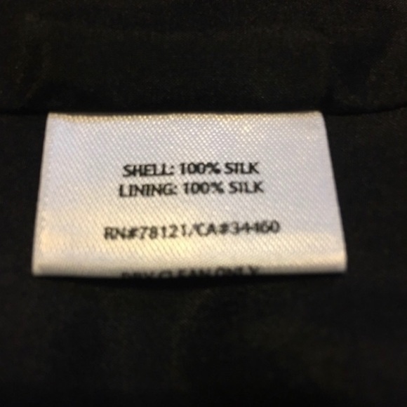 Eileen Fisher black silk jacket, sz S - Picture 7 of 7